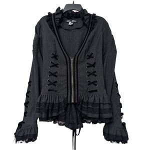 Spin Doctor Florence Steampunk Gothic Lace Up Jacket
